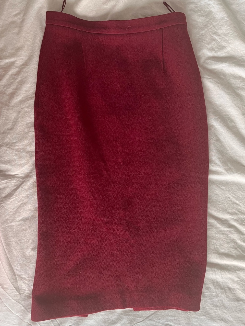 Roland Mouret Deep Burgundy Pencil Skirt